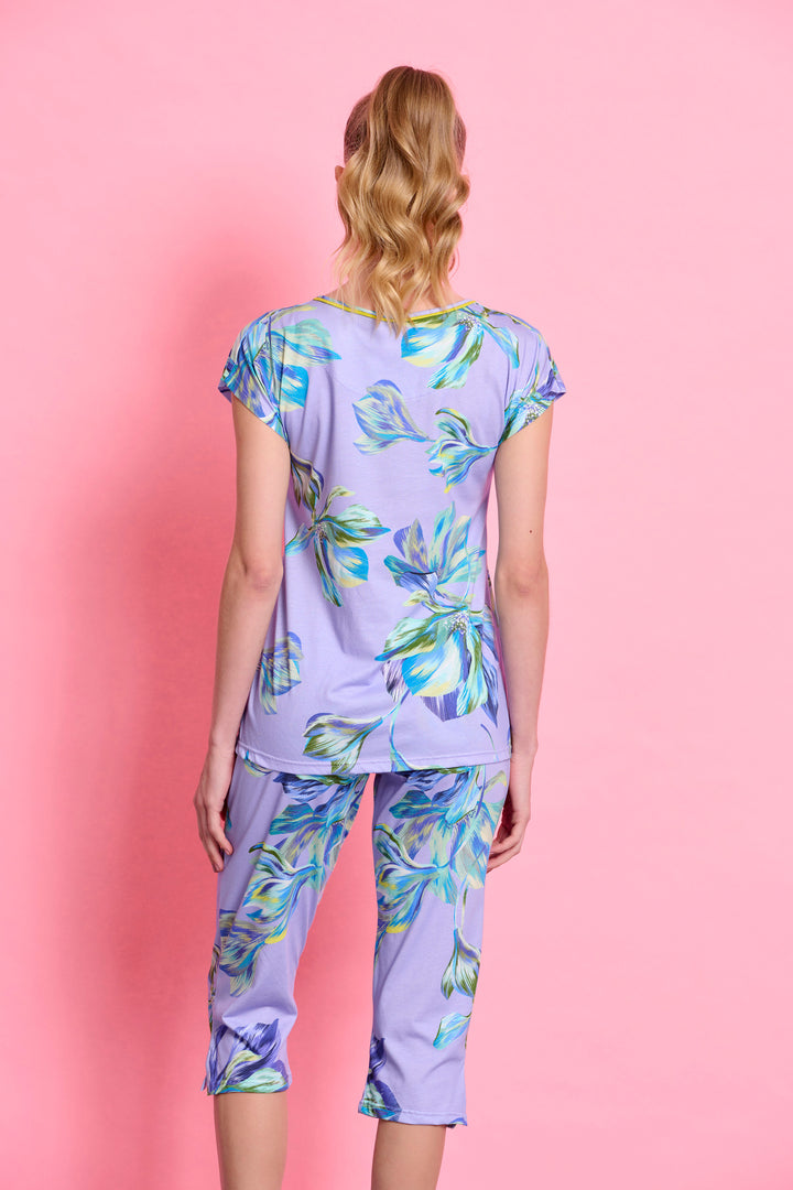 Πιτζάμα Καπρι Πατιλετα (7807)