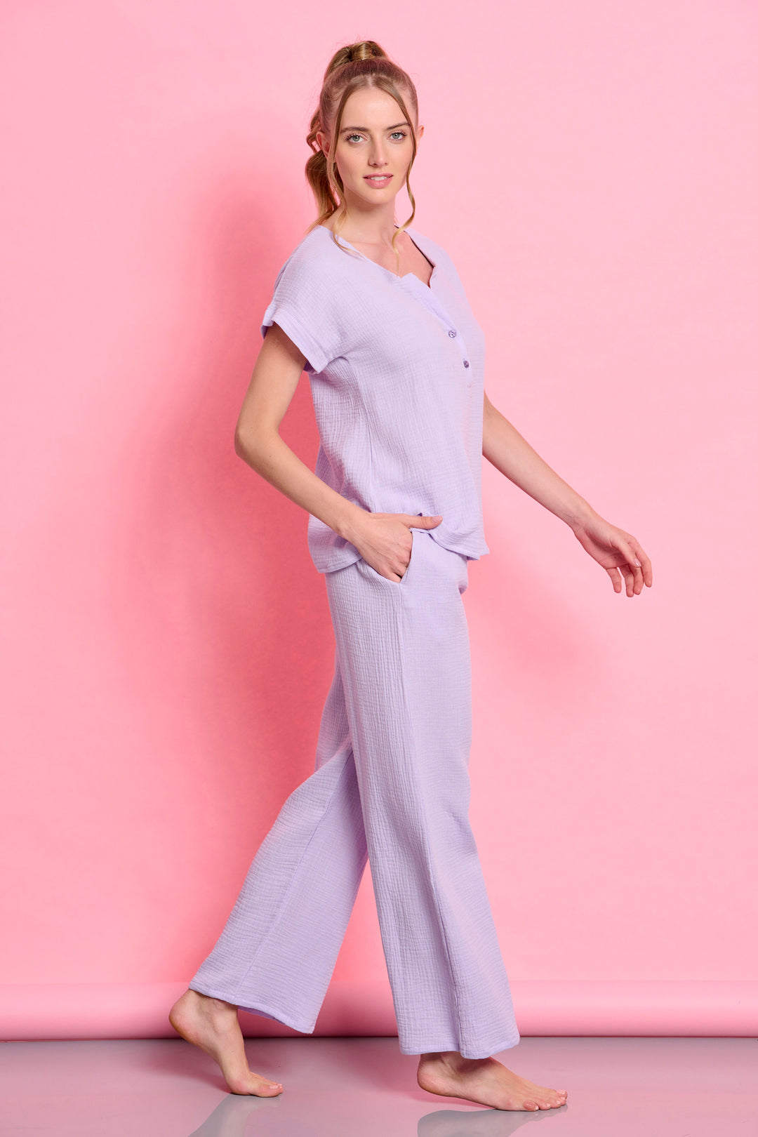 Πιτζάμα Παντελονι Πατιλετα (7834)