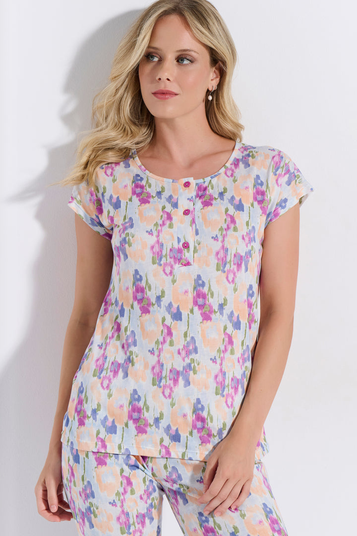 Πιτζάμα Κάπρι Πατιλέτα (8212)