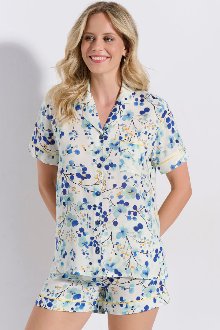 Πιτζάμα Κουμπωτή Σορτς (8221)