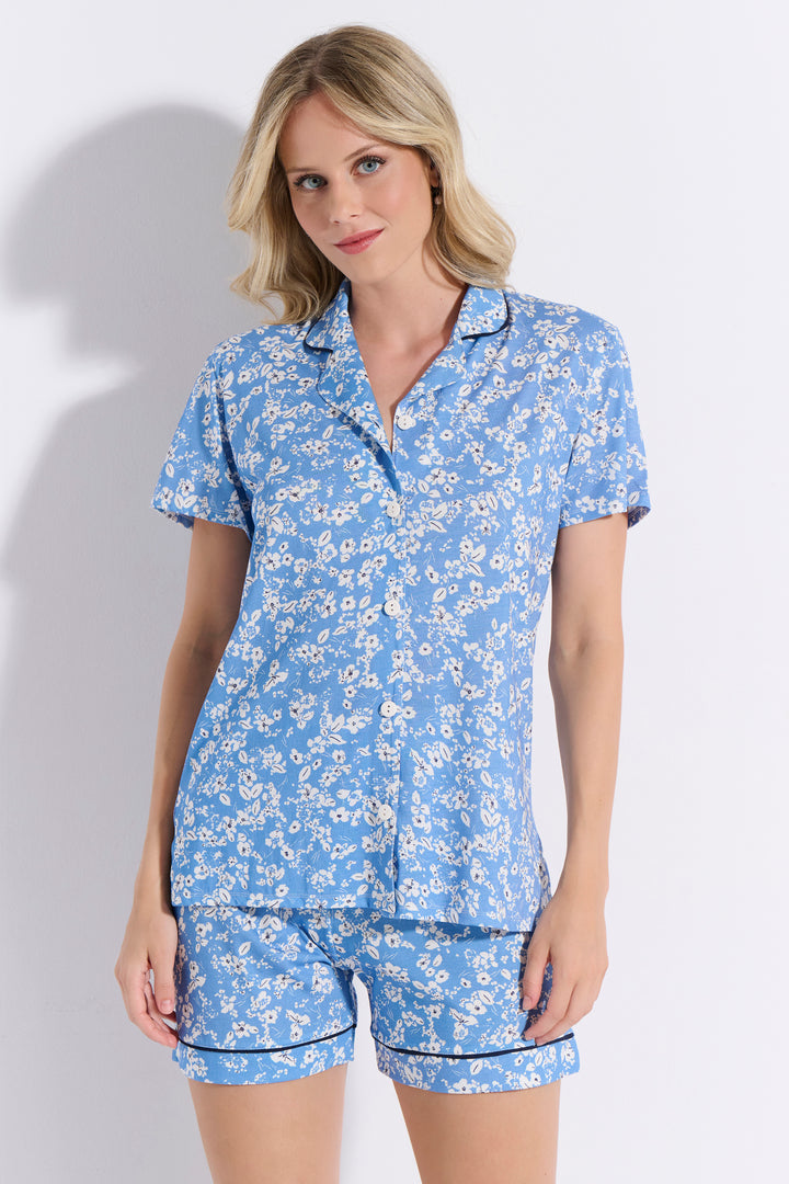 Πιτζάμα Κουμπωτή Σορτς (8225)