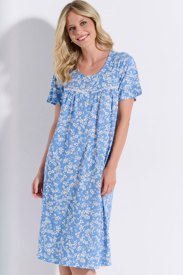 Νυχτικό Μανίκι Πατιλέτα Κλασικό (8228)