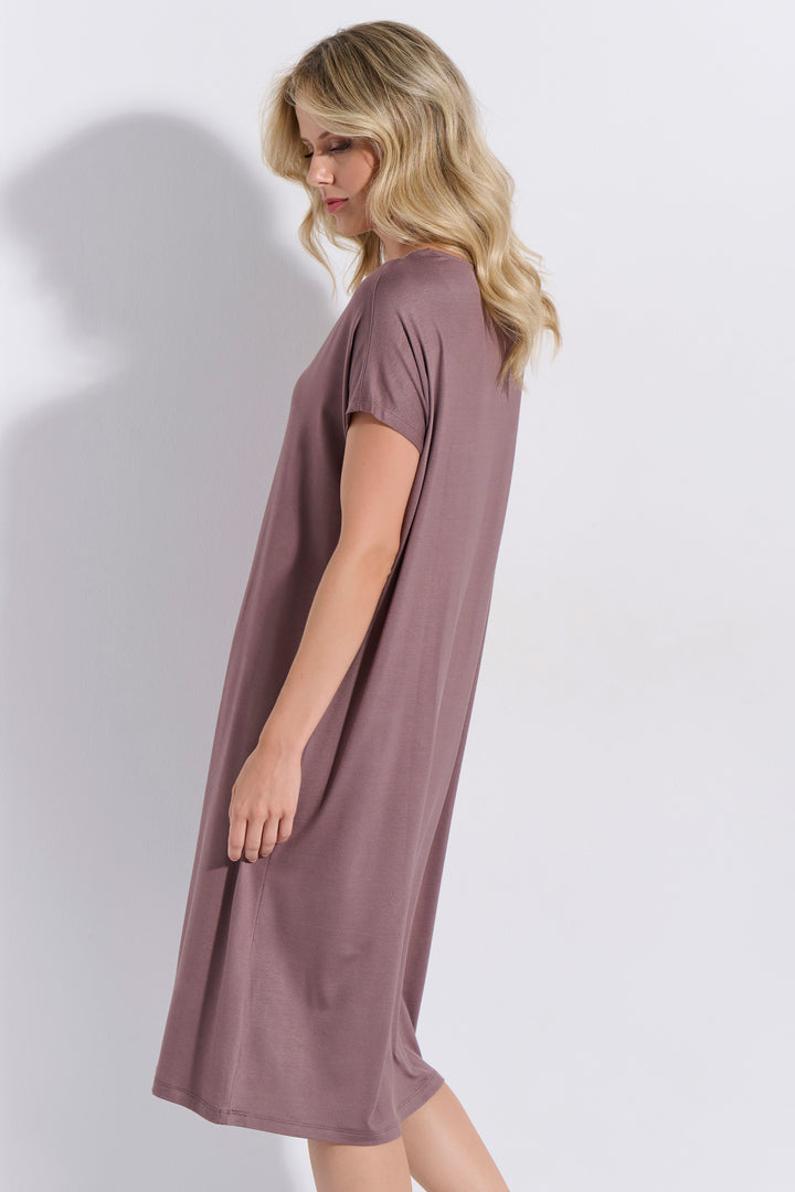 Νυχτικό Midi Ζαπονέ Δαντέλα (8229)