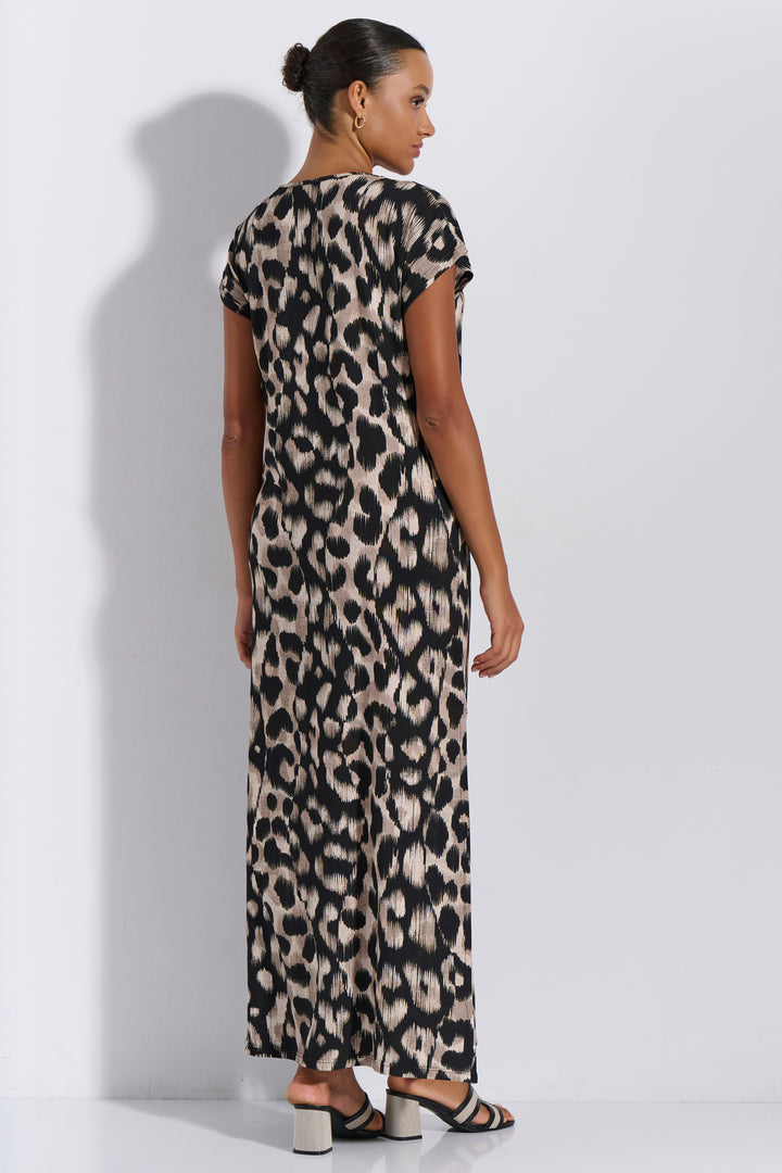Φόρεμα Maxi Ζαπονέ Παγιέτα (8234)