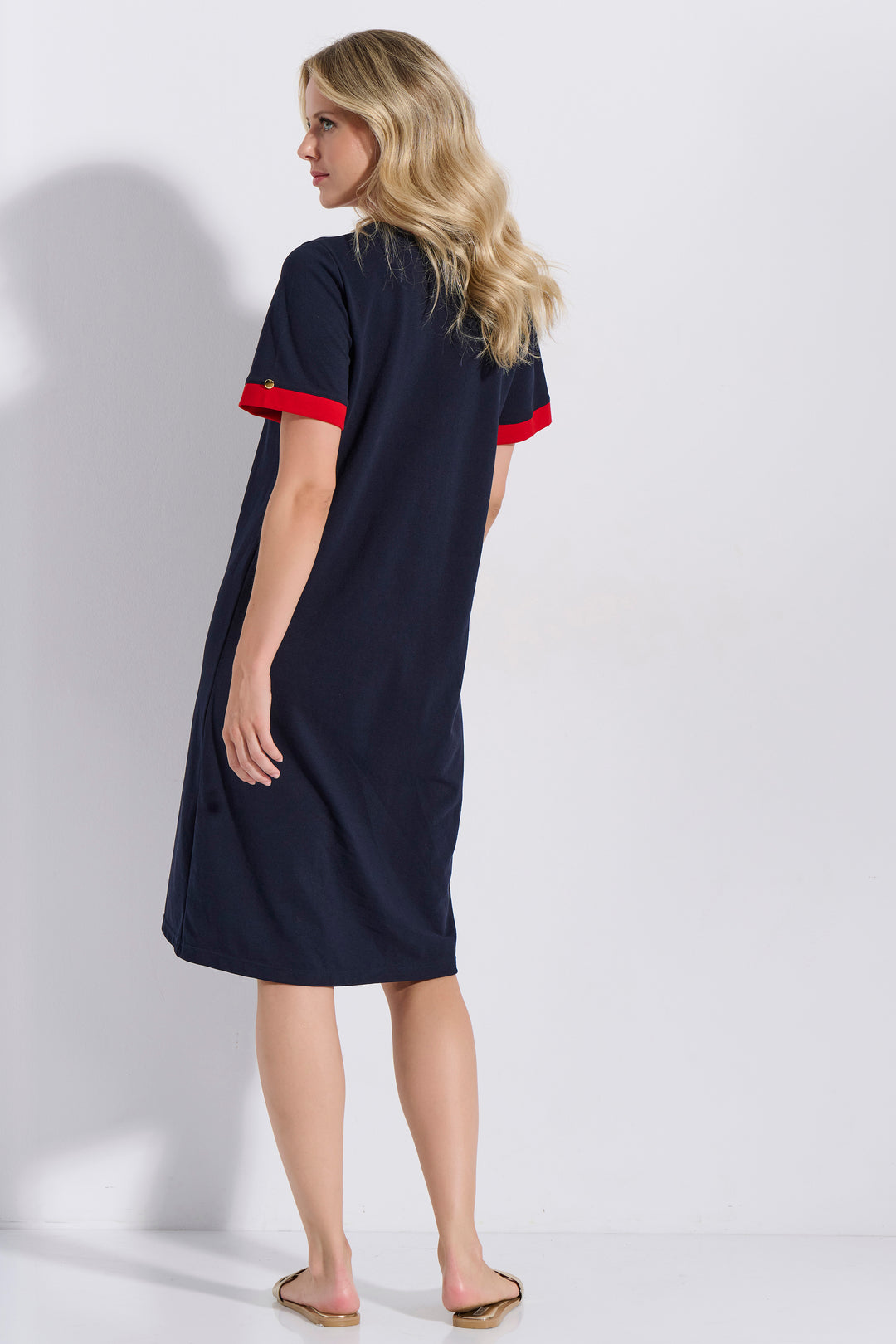 Φόρεμα Pique Κουμπωτό (8252)