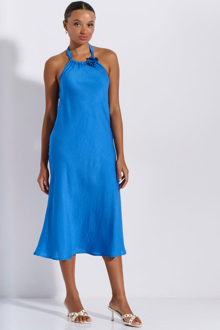 Φόρεμα Midi Λουλούδι (8254)