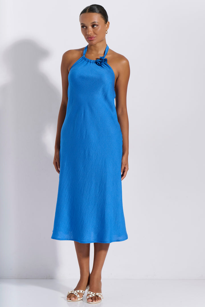 Φόρεμα Midi Λουλούδι (8254)