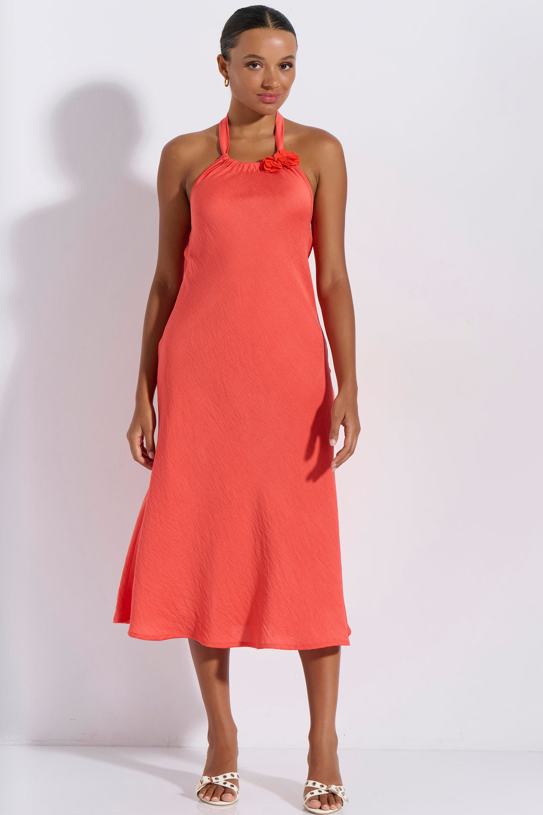 Φόρεμα Midi Λουλούδι (8254)