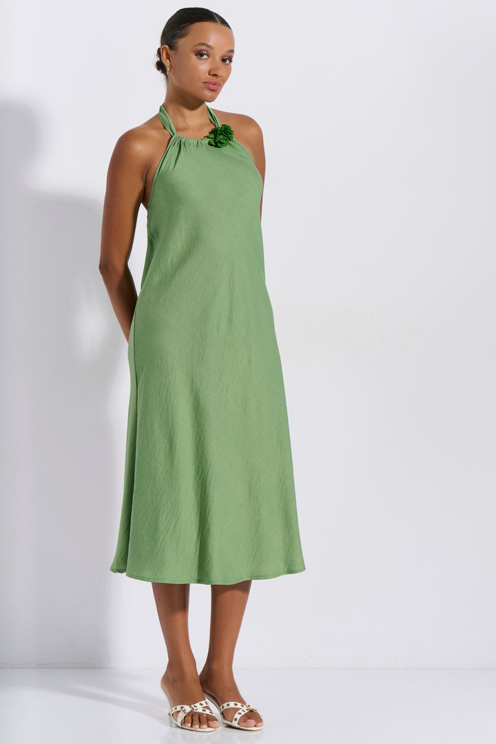 Φόρεμα Midi Λουλούδι (8254)