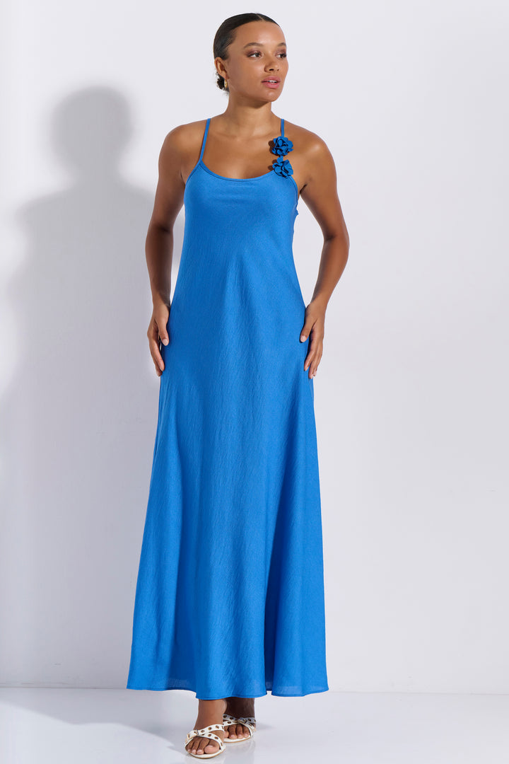 Φόρεμα Maxi Λουλούδι (8255)