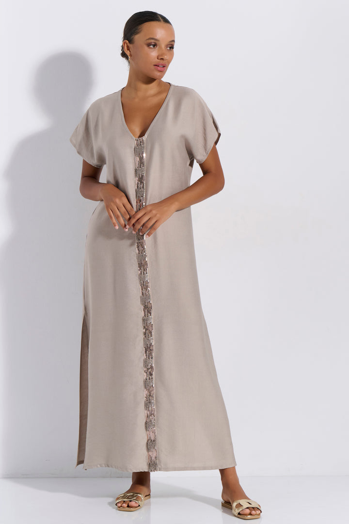 Φόρεμα Maxi Παγιέτα (8263)