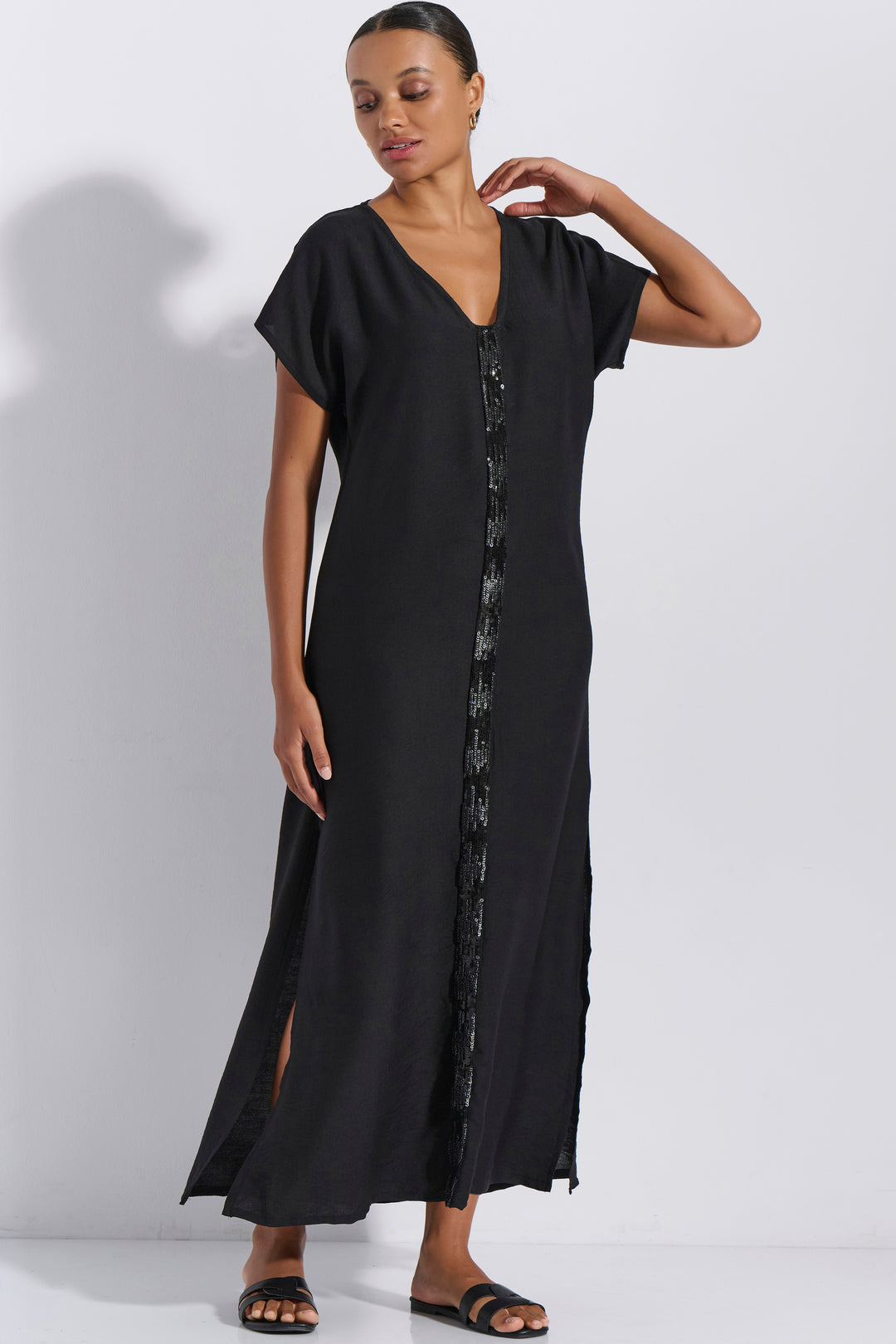 Φόρεμα Maxi Παγιέτα (8263)