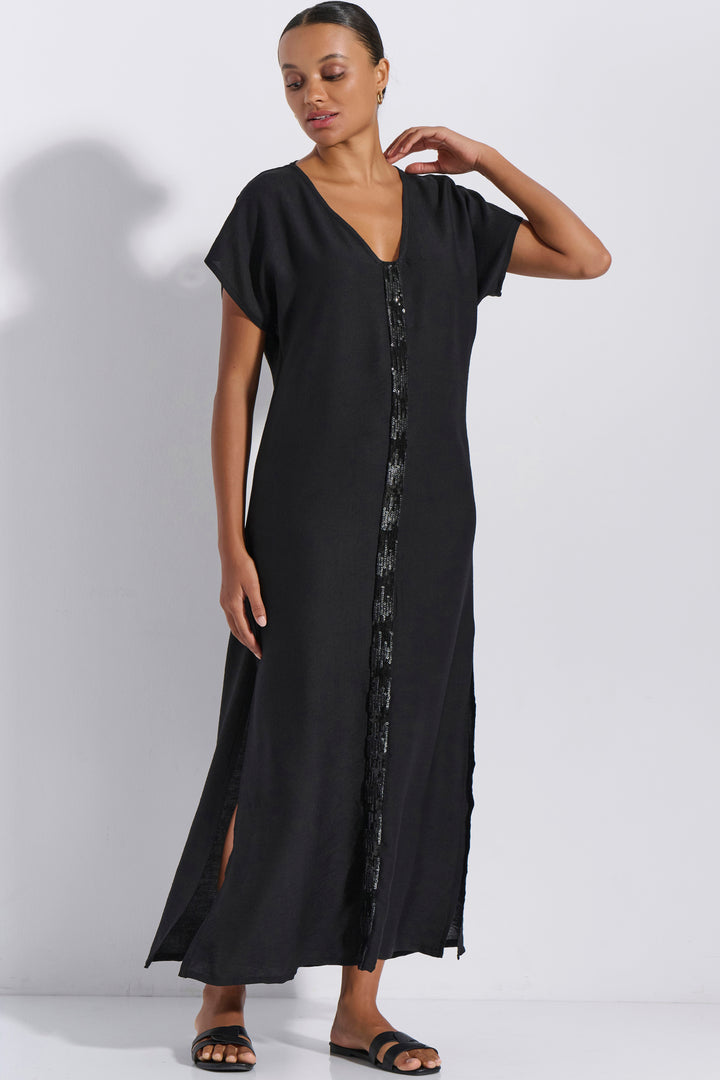 Φόρεμα Maxi Παγιέτα (8263)