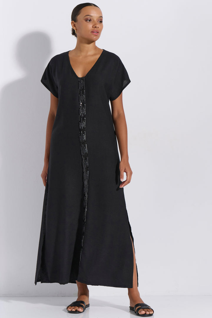 Φόρεμα Maxi Παγιέτα (8263)