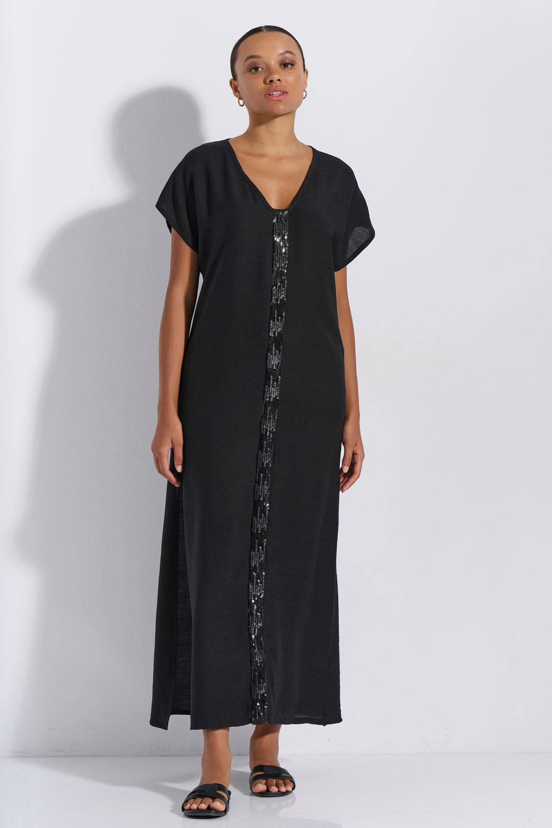 Φόρεμα Maxi Παγιέτα (8263)