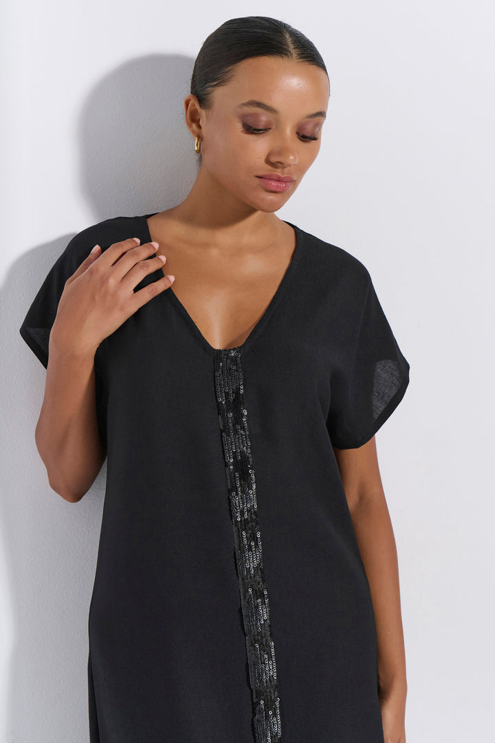 Φόρεμα Maxi Παγιέτα (8263)