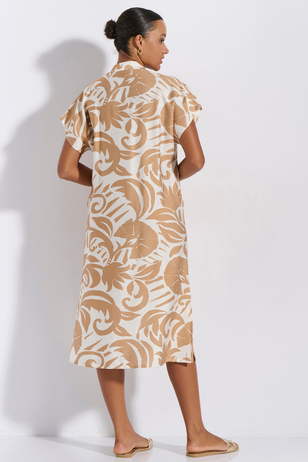 Φόρεμα Σεμιζιέ Εμπριμέ (8266)