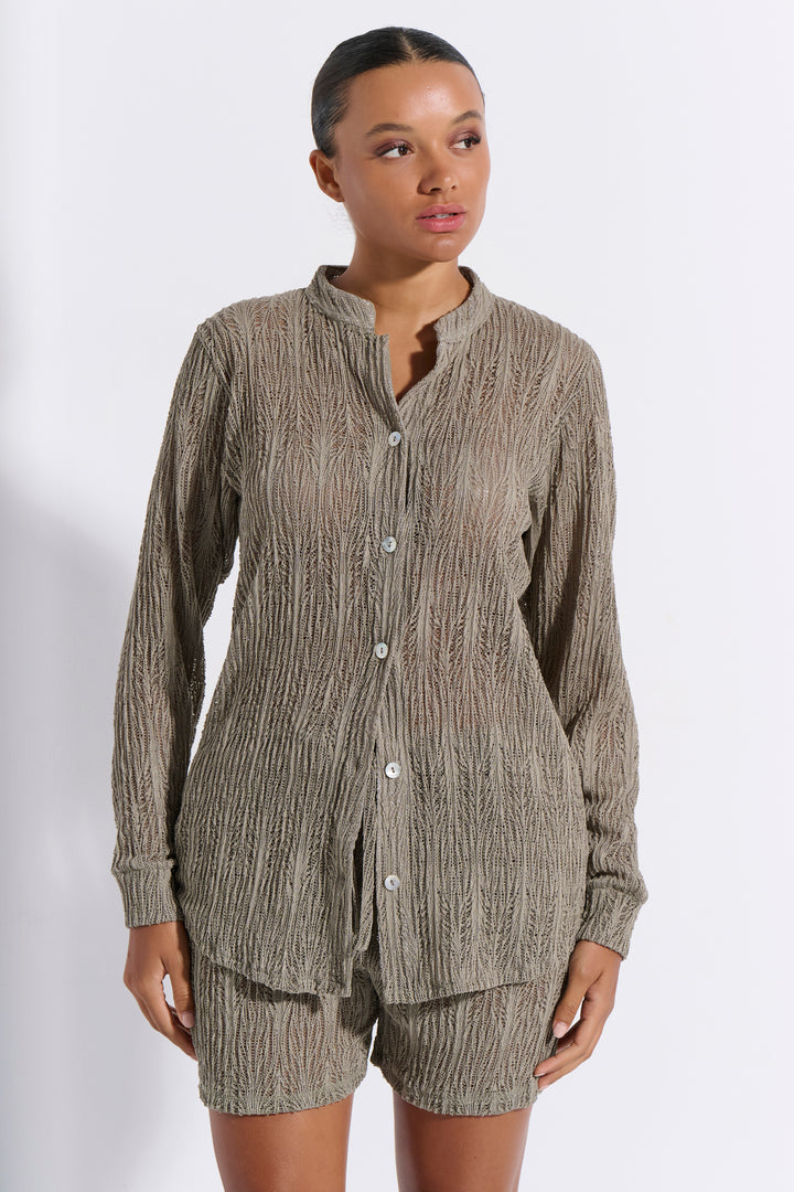 Πουκάμισο Crochet (8267)