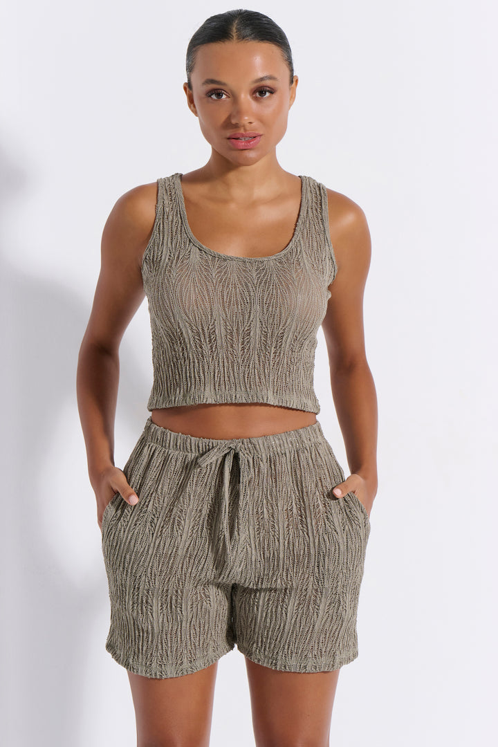 Crop Top Crochet (8271)