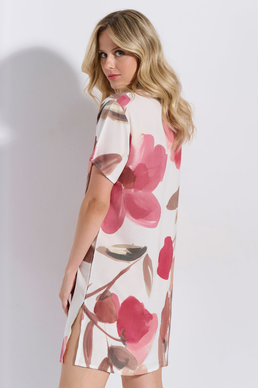 Φόρεμα Μανίκι Εμπριμέ (8277)