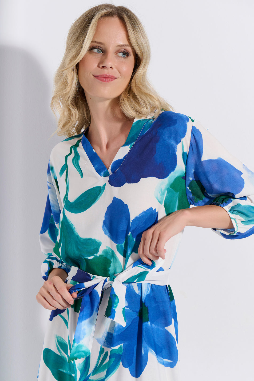 Φόρεμα Βολάν Εμπριμέ (8278)