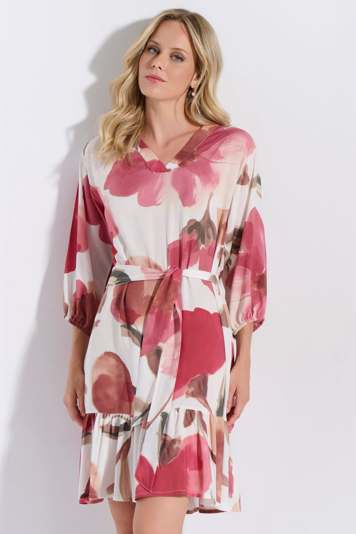 Φόρεμα Βολάν Εμπριμέ (8278)