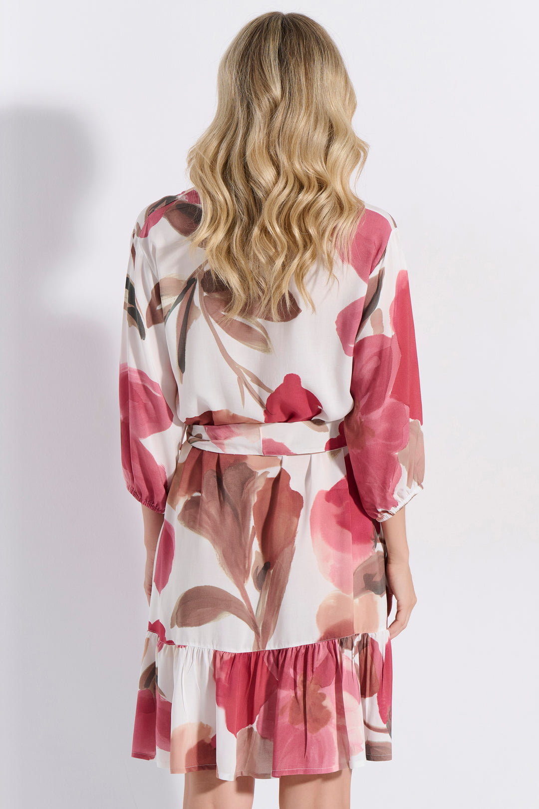 Φόρεμα Βολάν Εμπριμέ (8278)