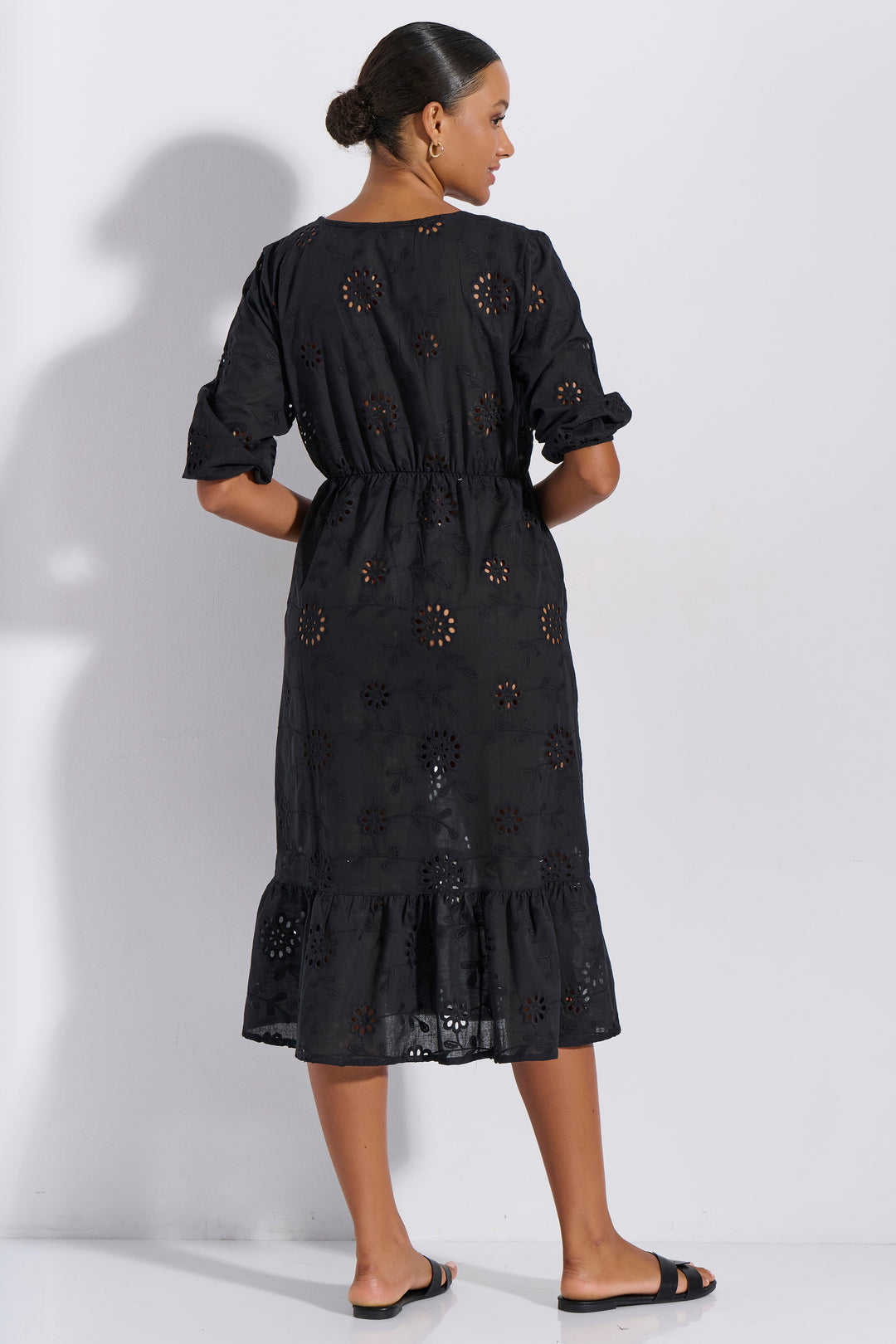 Φόρεμα Maxi Μπροντερί (8282)