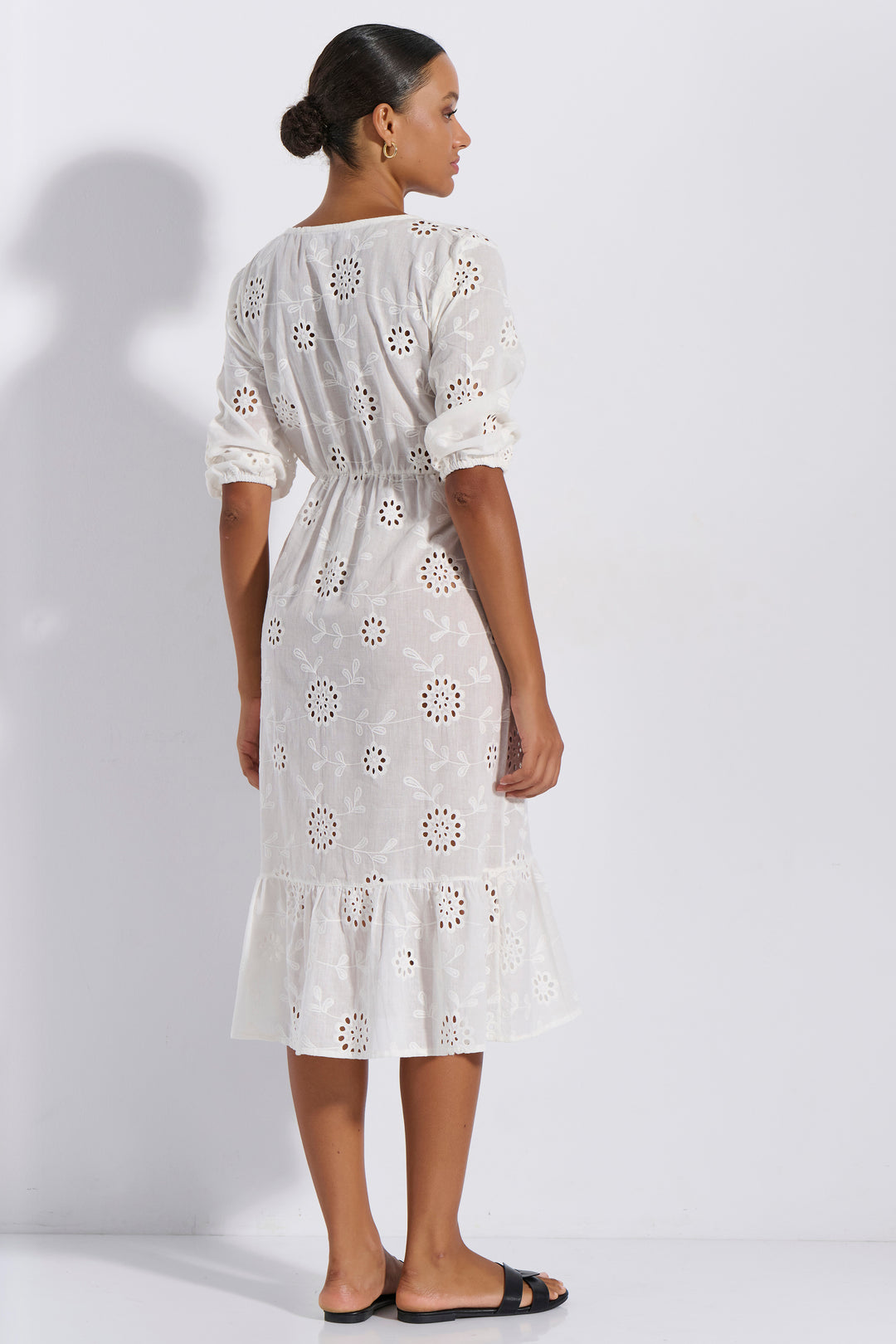 Φόρεμα Maxi Μπροντερί (8282)