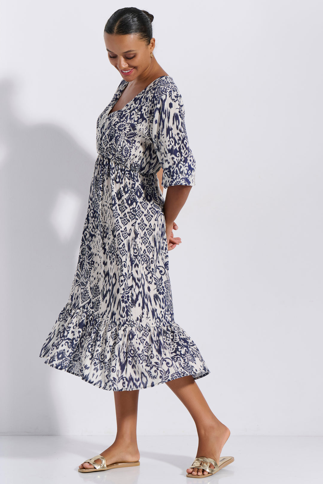 Φόρεμα Maxi Εμπριμέ (8292)