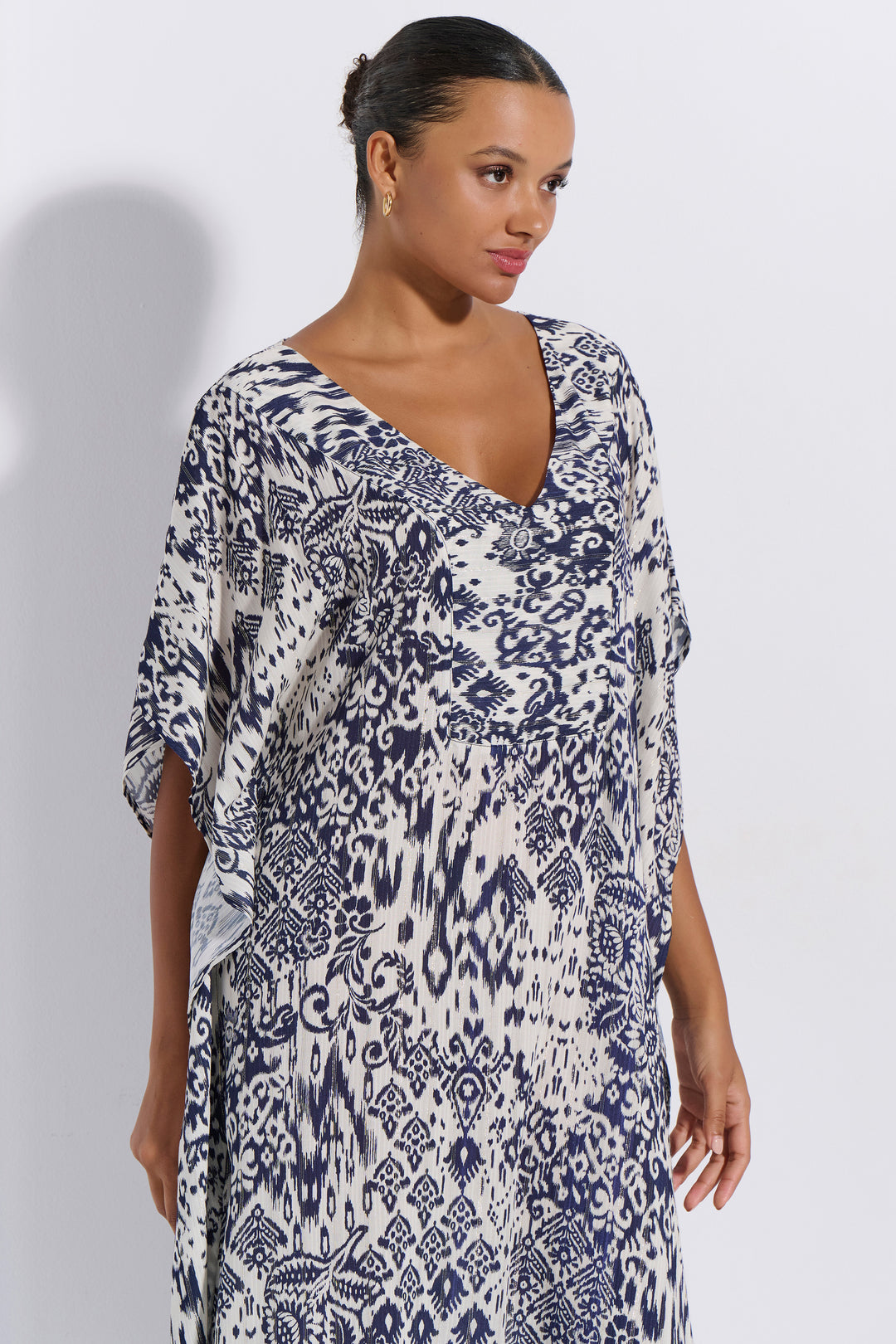 Καφτάνι Maxi Εμπριμέ (8294)