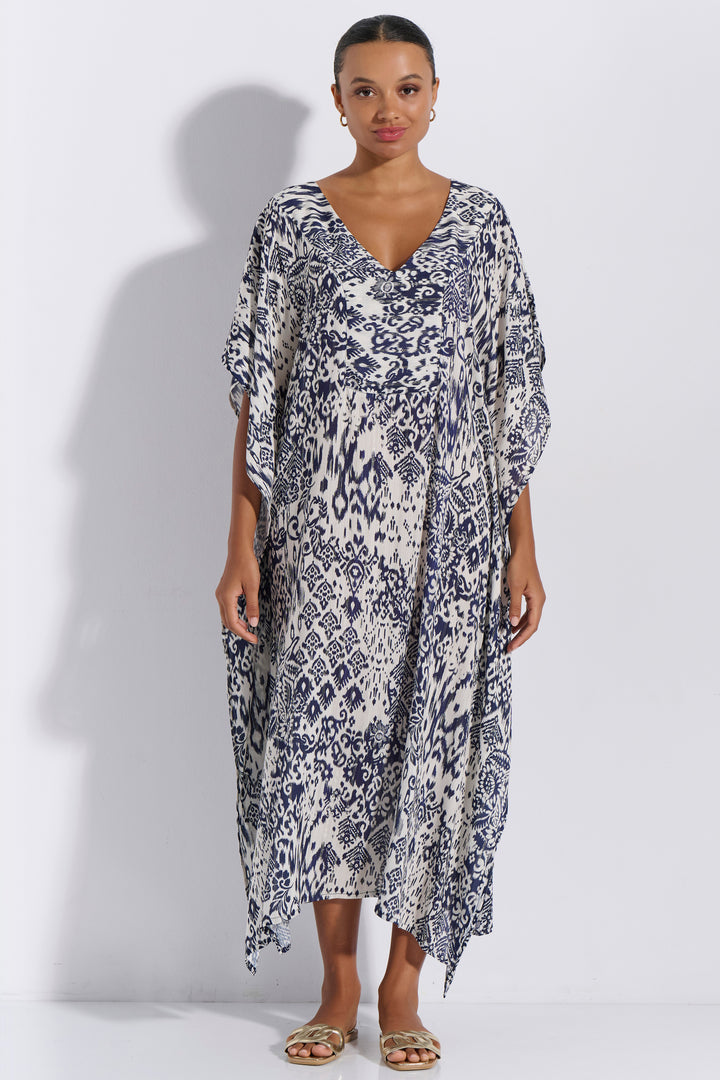 Καφτάνι Maxi Εμπριμέ (8294)