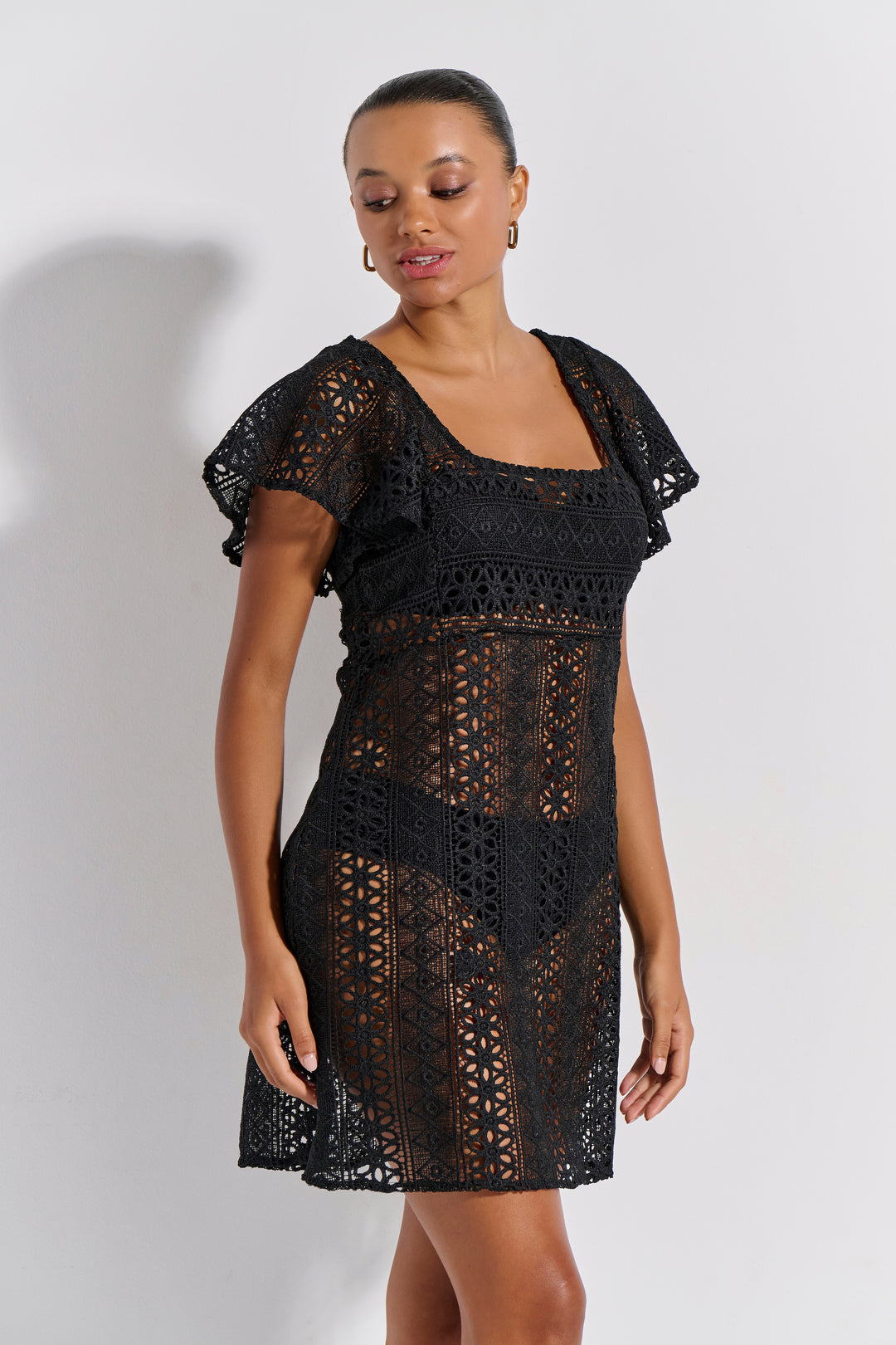 Καφτάνι Δαντέλα Βολάν (8297)