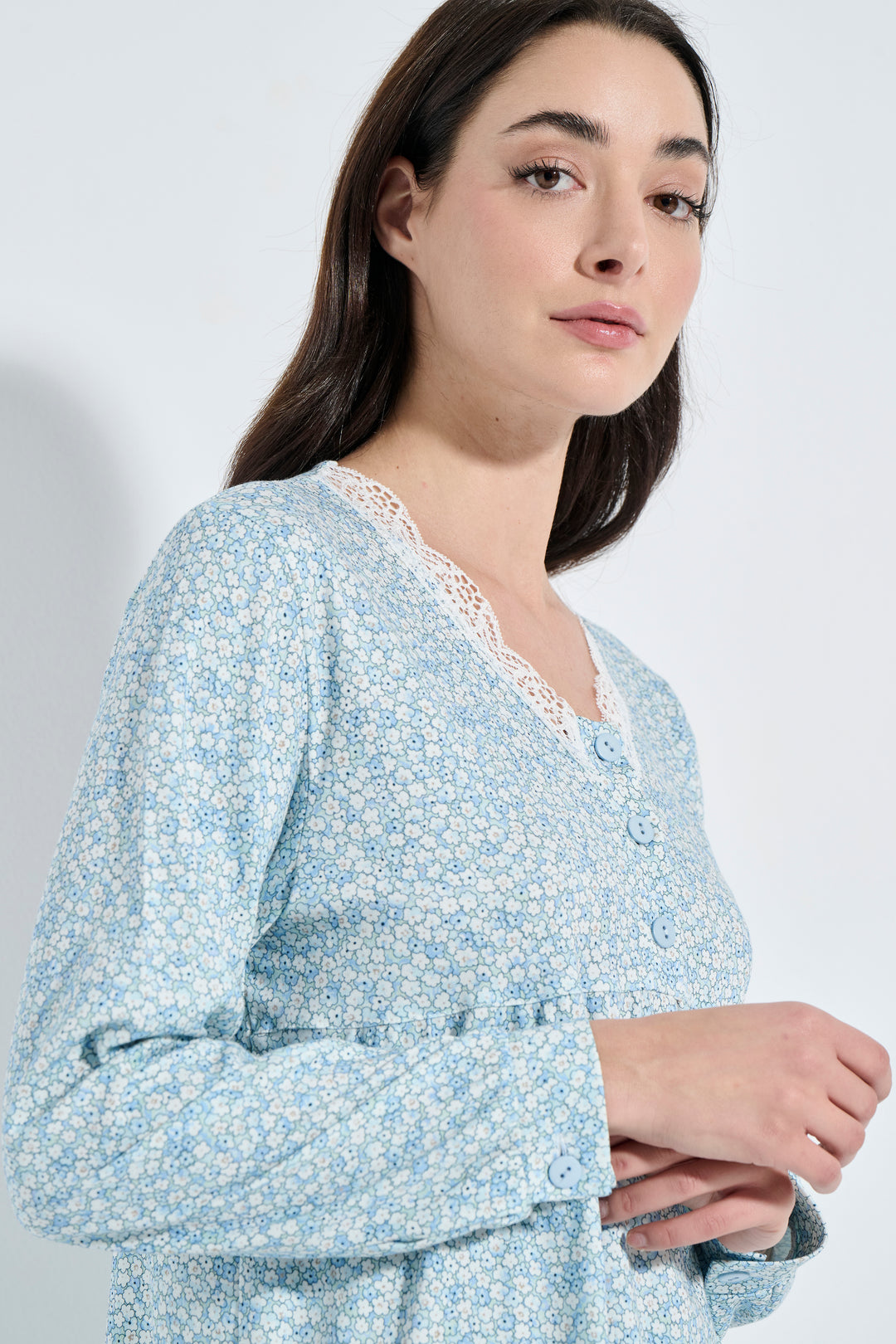 Νυχτικό Κλασικό Fleur (8332)