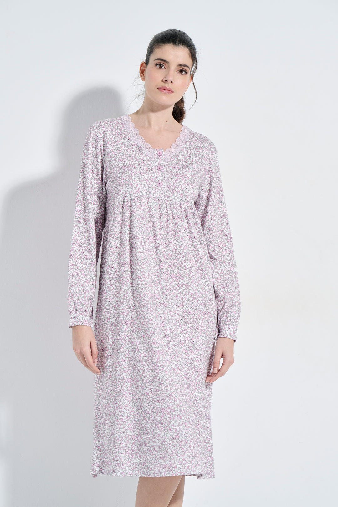 Νυχτικό Κλασικό Fleur (8332)