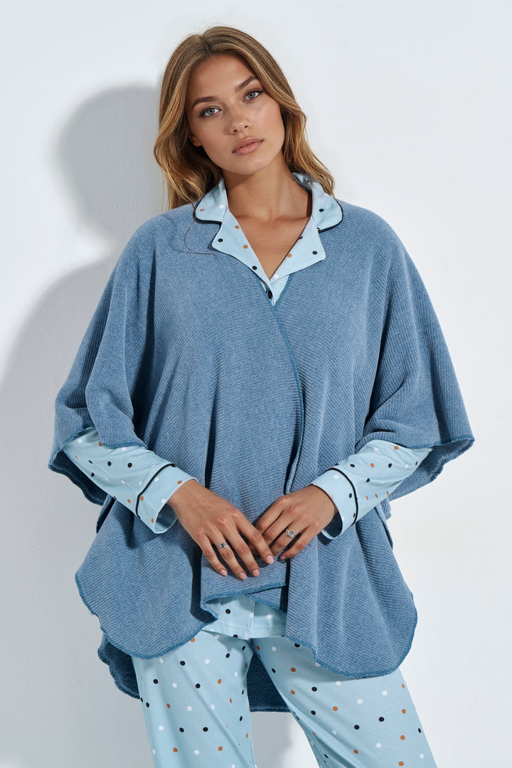 Πόντσο Fleece (8344)