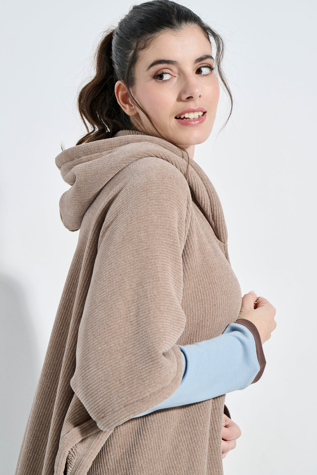 Πόντσο Φερμουάρ Fleece (8345)