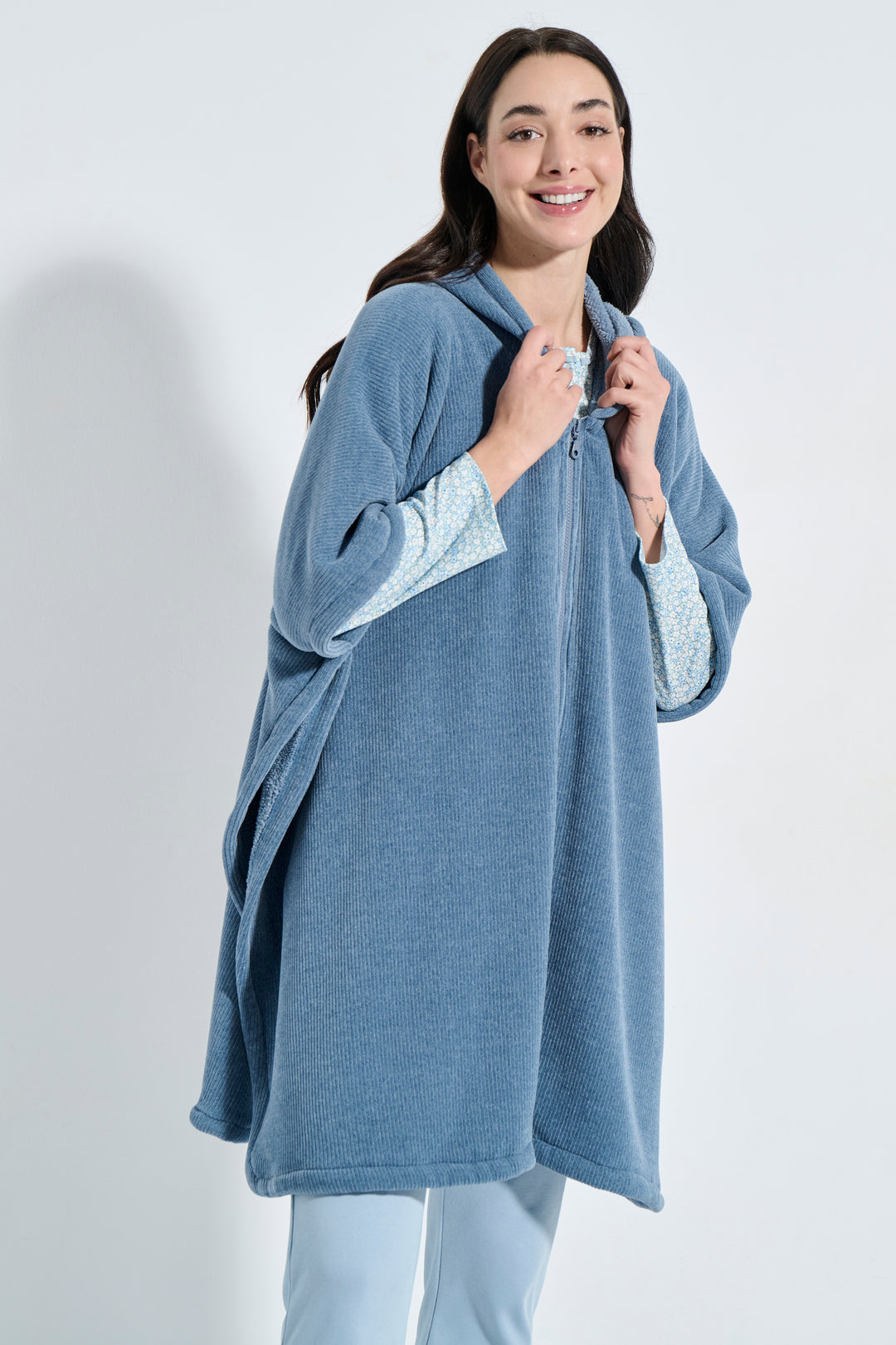 Πόντσο Φερμουάρ Fleece (8345)