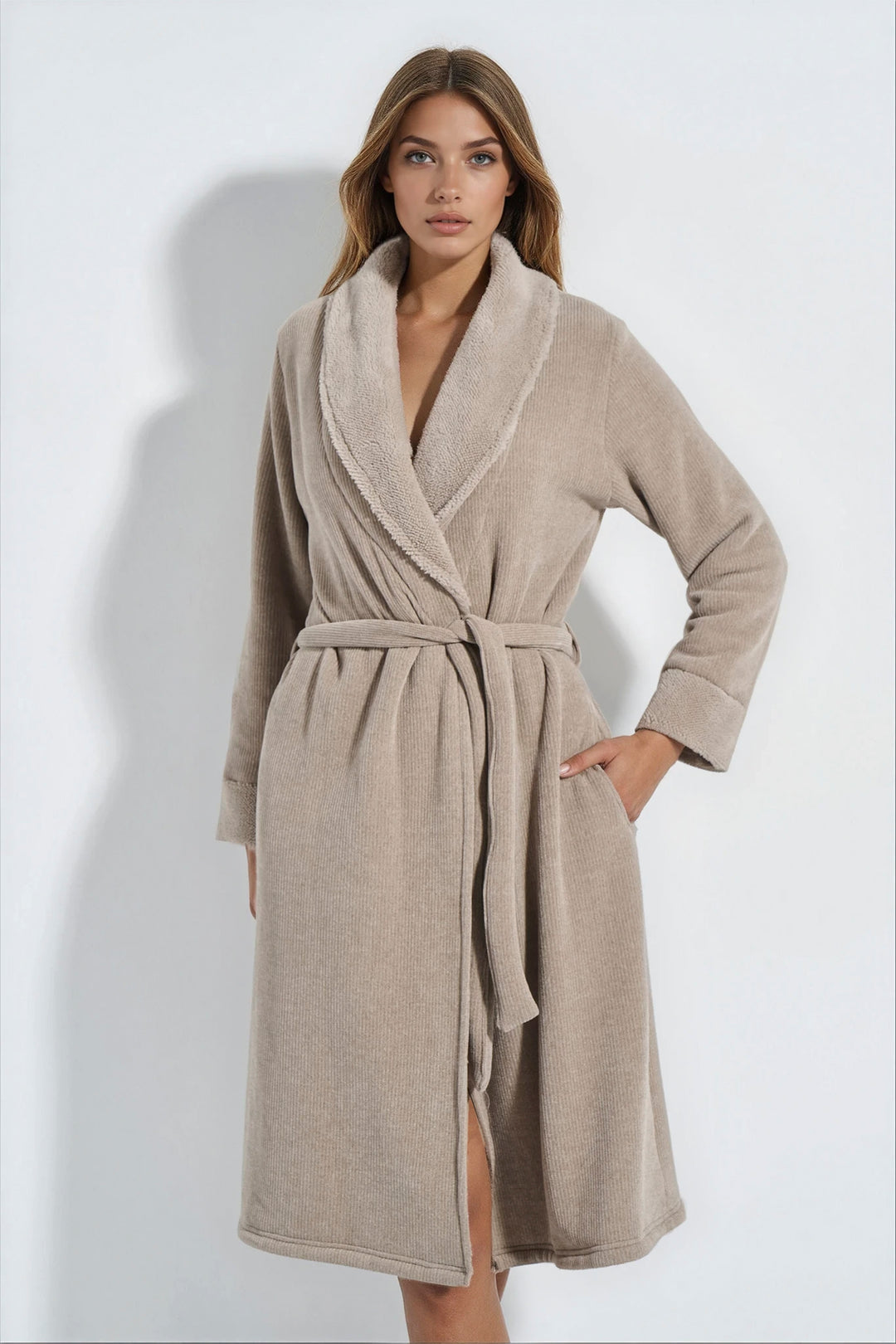 Ρόμπα Σταυρωτή Fleece (8346)