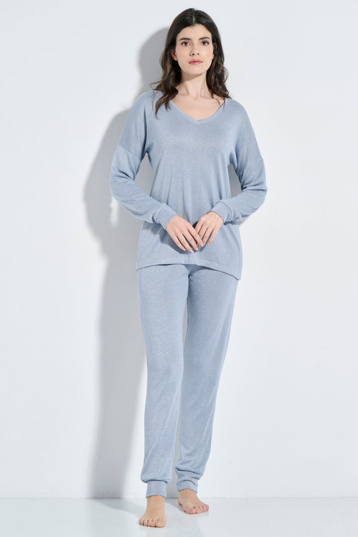 Homewear Πλεκτό Lurex (8349)
