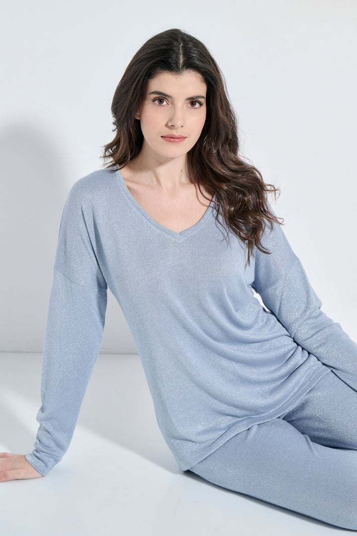 Homewear Πλεκτό Lurex (8349)