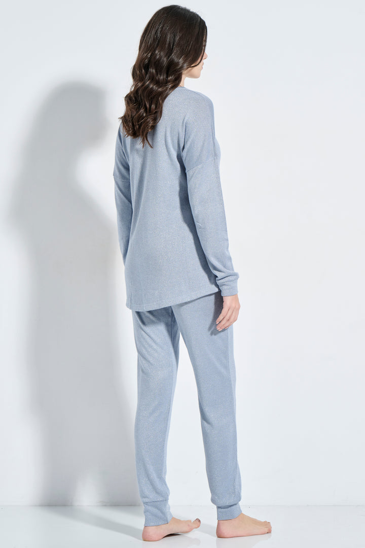 Homewear Πλεκτό Lurex (8349)