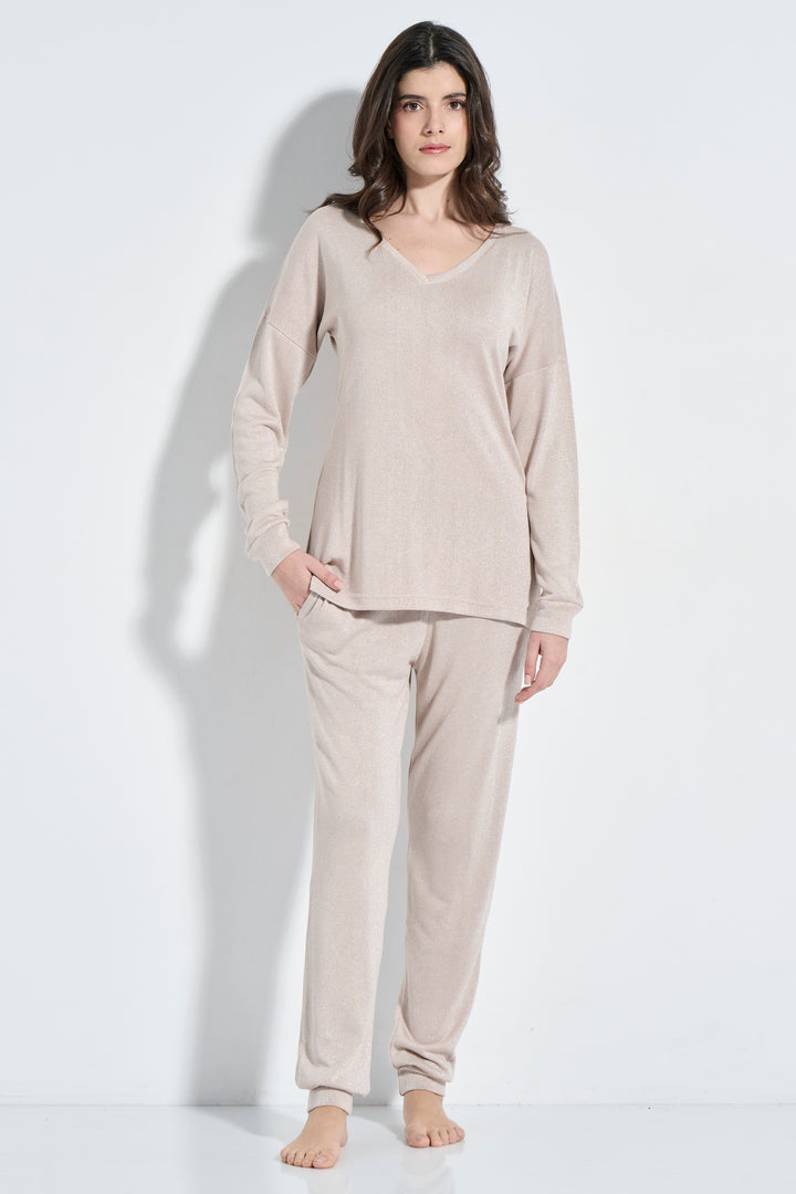 Homewear Πλεκτό Lurex (8349)