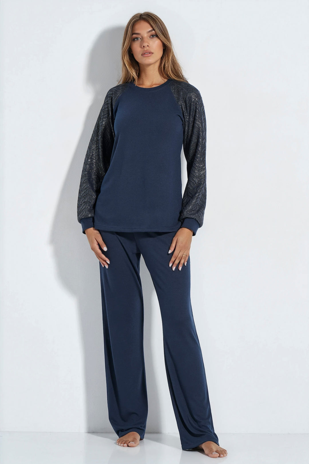 Homewear Πλεκτό Lurex (8370)