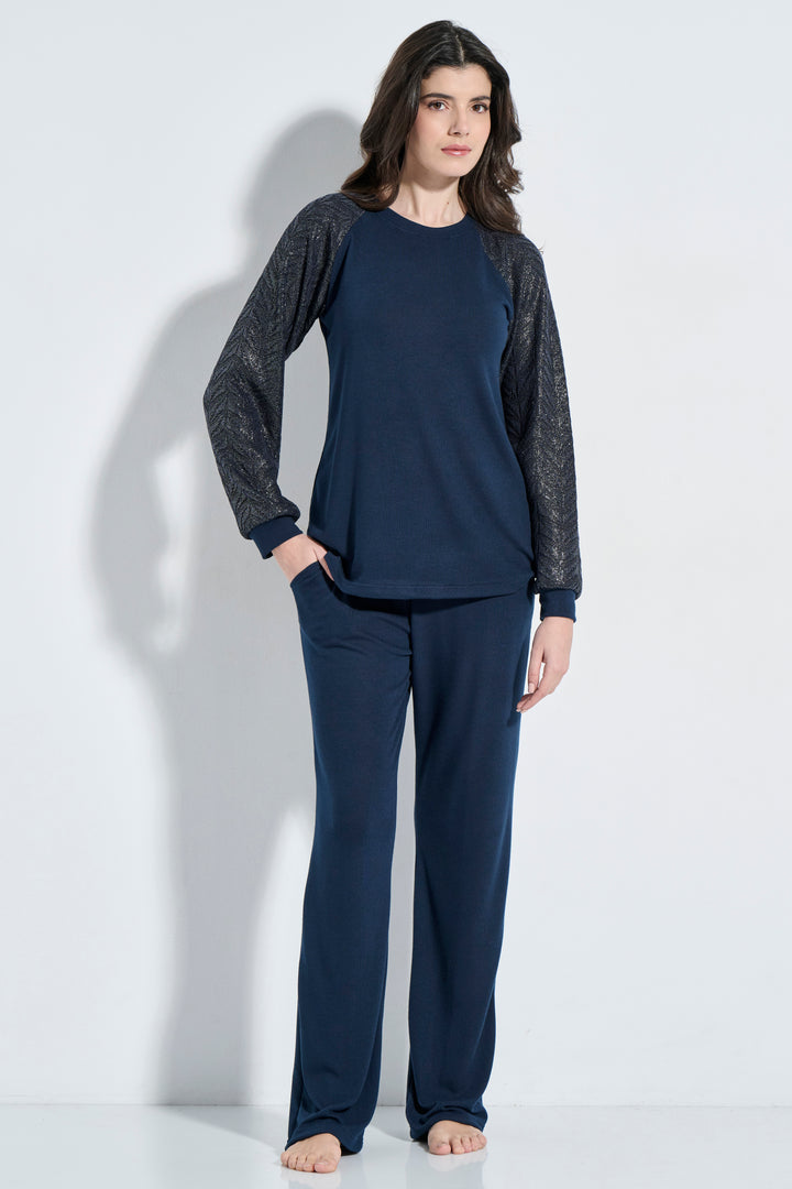 Homewear Πλεκτό Lurex (8370)