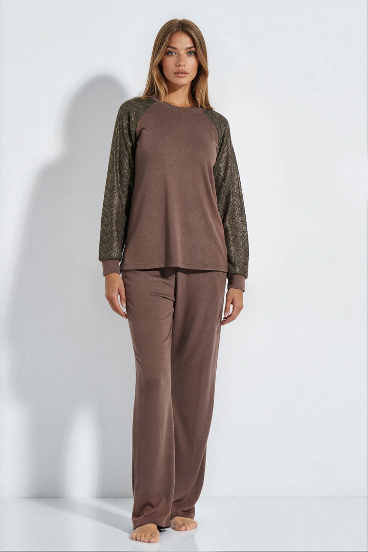 Homewear Πλεκτό Lurex (8370)