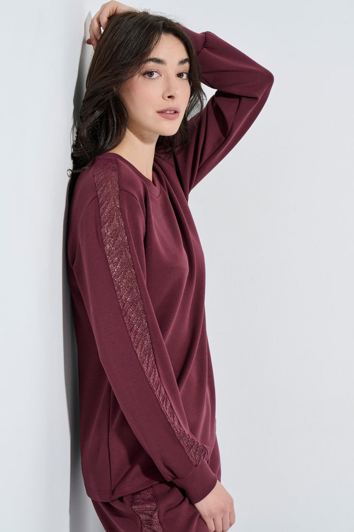 Homewear Scuba Δαντέλα (8371)