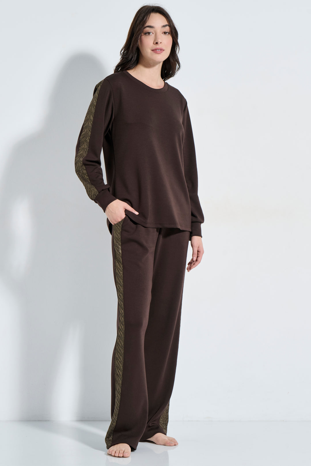 Homewear Scuba Δαντέλα (8371)