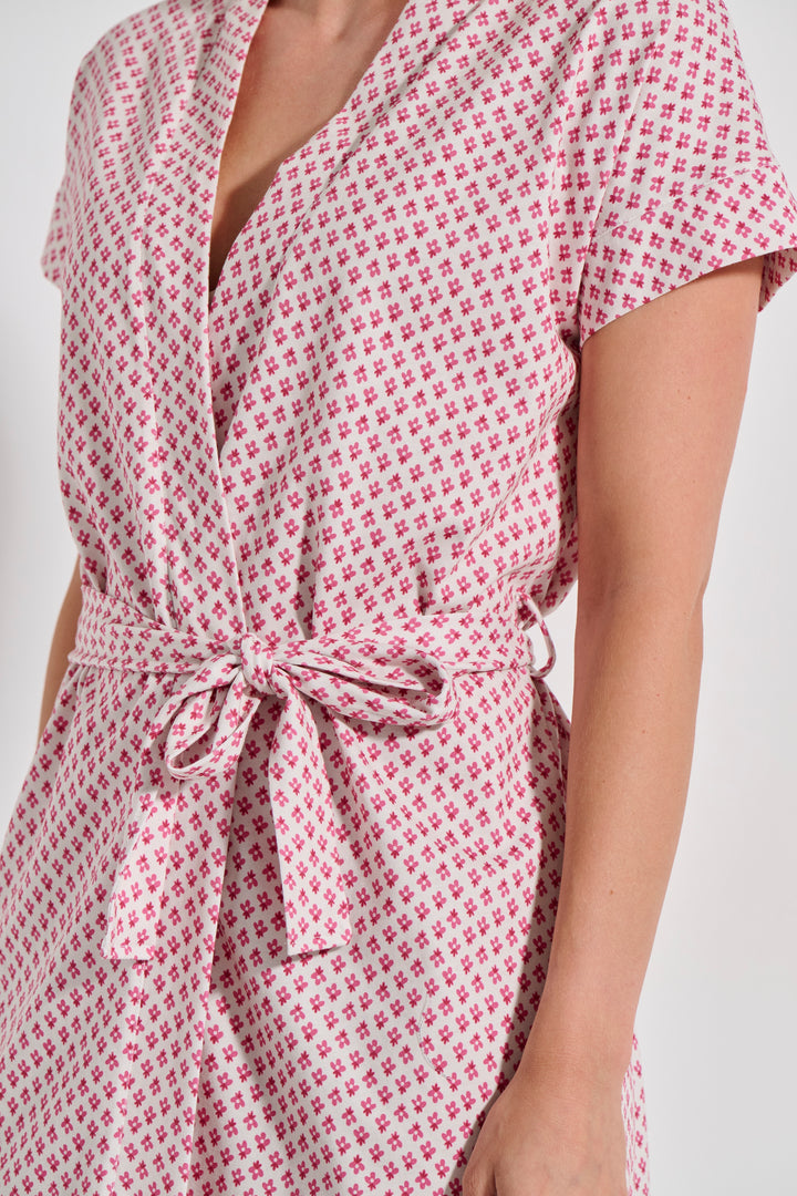 Ρόμπα Εμπριμέ Polka Dot (8443)