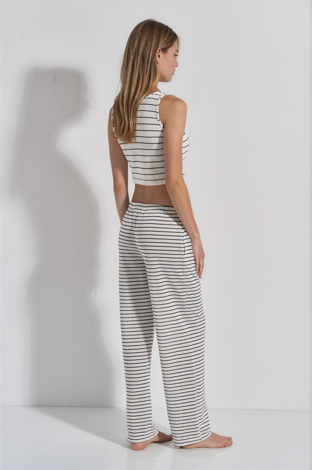 Crop Top Ριγέ (8480)